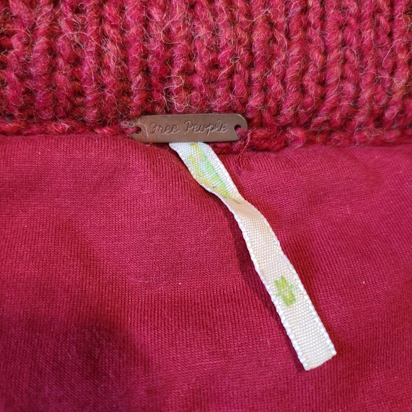 Free People Women's Fair Isle Wool Blend Sweater Vest sz M - Picture 5 of 7